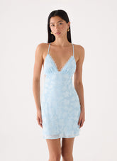 Leeana Mini Dress - Blue