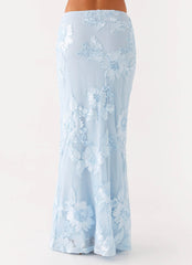 Radiate Maxi Skirt - Blue
