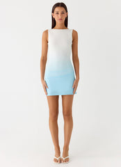 Sharona Mini Dress - Blue Ombre