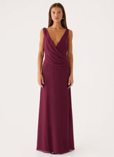 Sunset Edit Maxi Dress - Berry Kiss