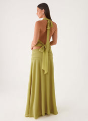 Willowmena Maxi Skirt - Lime