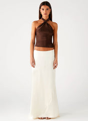 Amber Light Top - Chocolate
