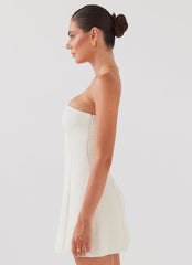 Ayanna Strapless Mini Dress - Ivory